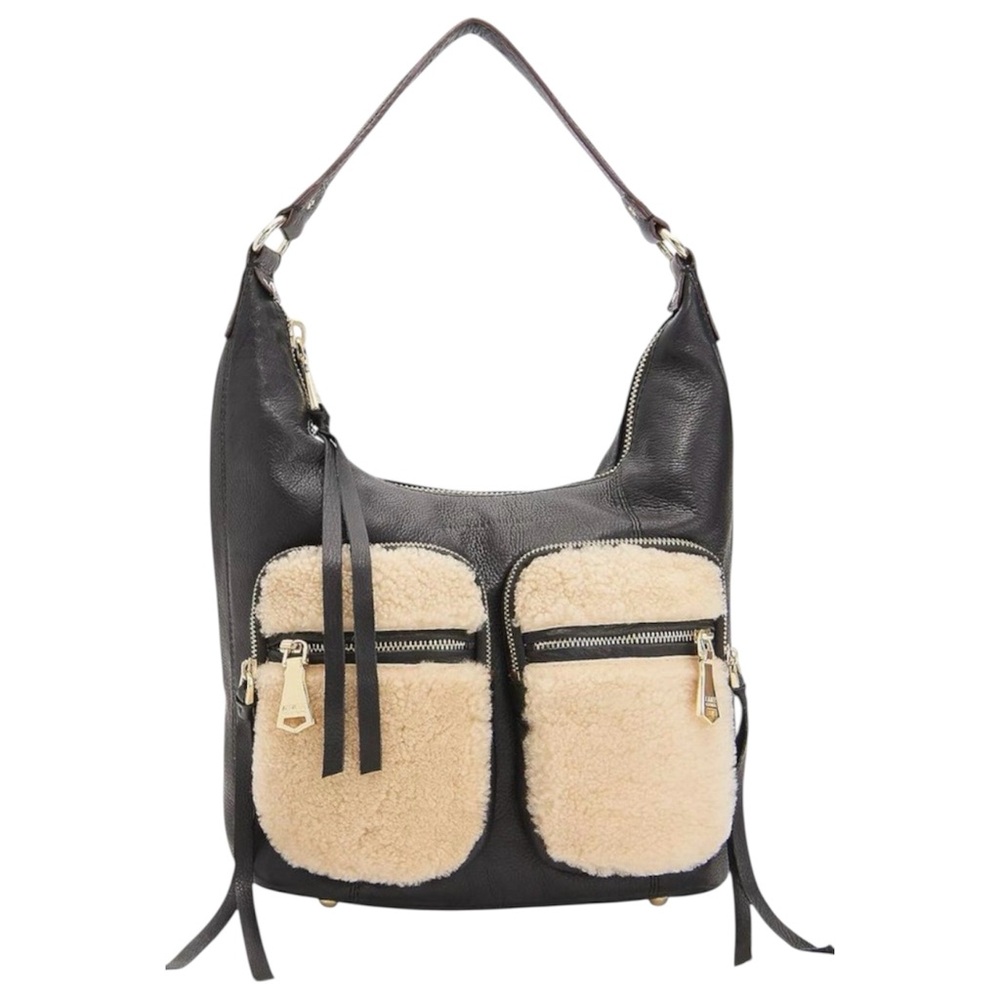 Aimee Kestenberg Leather Car-Go Hobo Bag | Shearling